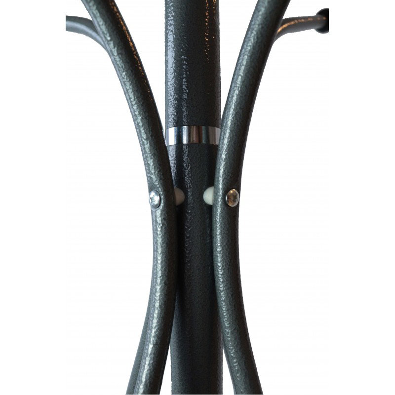 Babatunde 8 - Hook Coat Rack, Grey