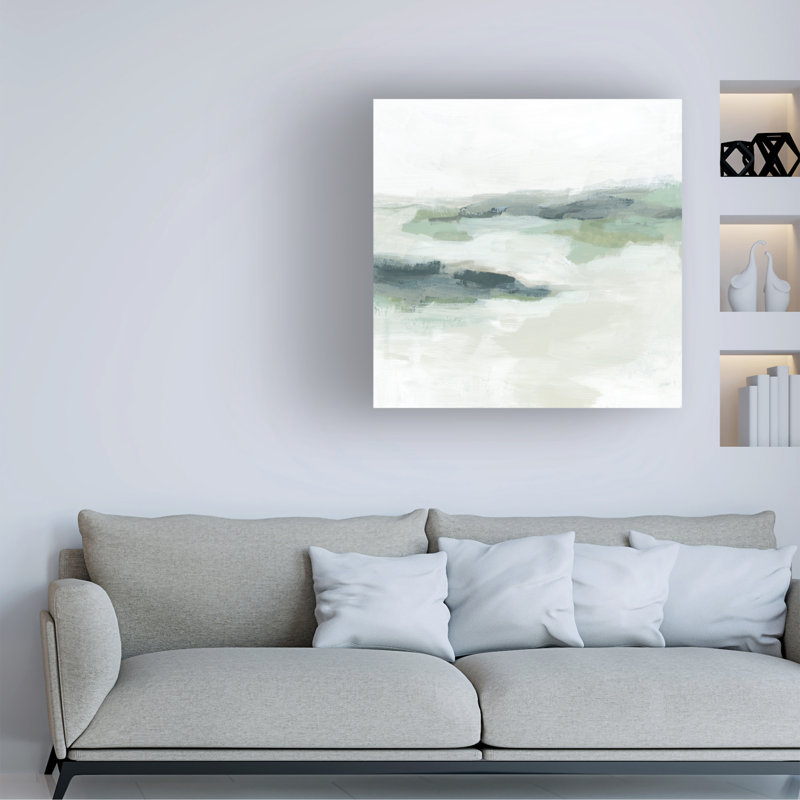 Impression sur toile, "Modern and Contemporary Sage Coast I", H 24 po x l 24 po x P 2 po