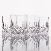 Keltum Lead-Free Crystal Clear Water Glasses, Set of 2