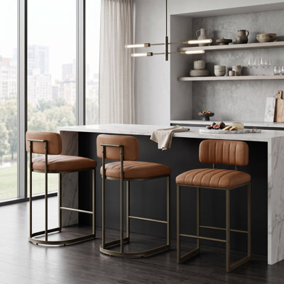Tabouret de bar moderne 35 po