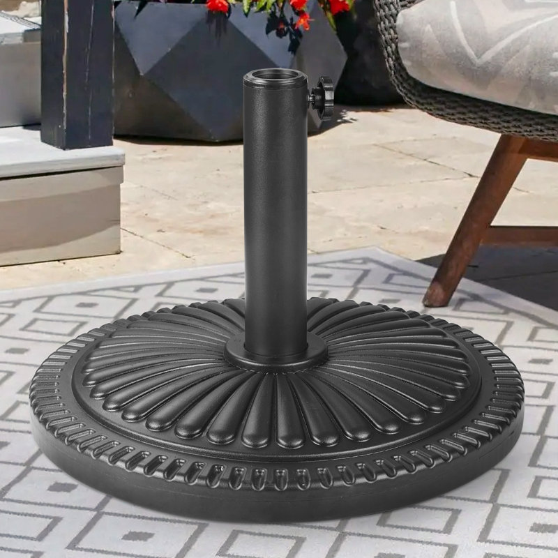 33 lb Base de parasol autoportante en résine Corran