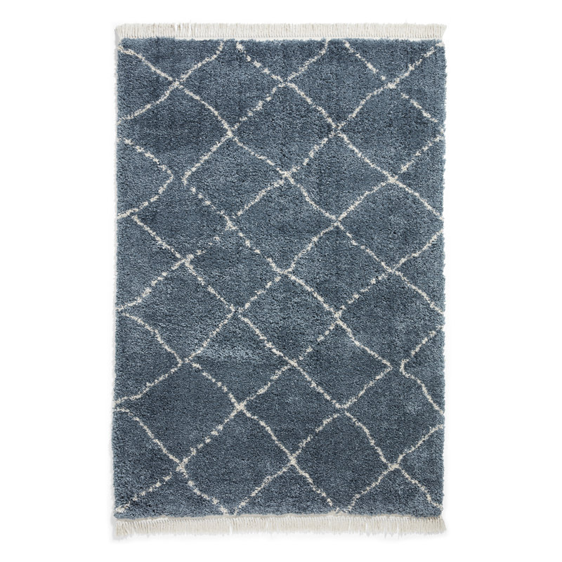 Pechler area rug Machine Woven Blue, Rectangle 160 x 230cm