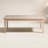 Amina Outdoor Solid Wood Acacia Rectangular Coffee Table