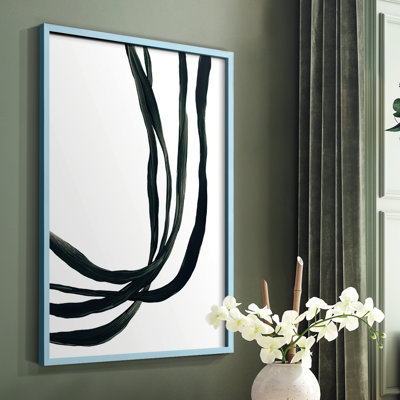 Onyx Ribbon I, reproduction encadrée - bois massif