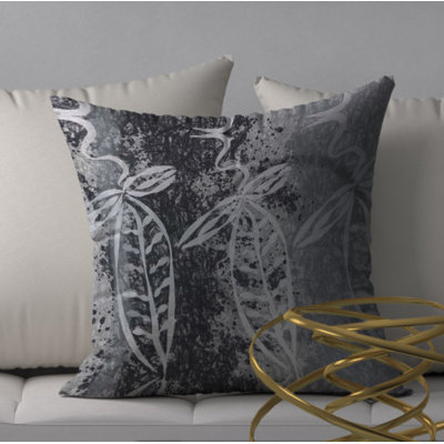 Refreshing Happy Square Pillow Cover & Insert
