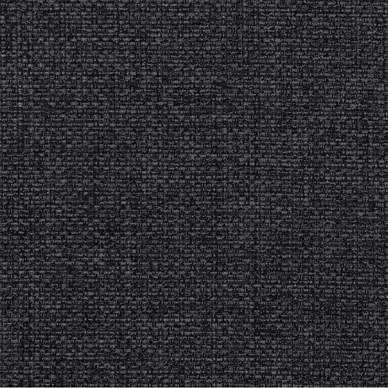Banc d'appoint rembourré en tissu, Gris anthracite