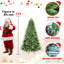 Arbre de Noël classique 7 pi avec branches articulées et support en métal Walmsley