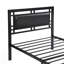 Structure de lit en métal avec construction robuste, style moderne et confort amélioré pour toute chambre à coucher