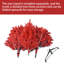 Arbre de Noël rouge 7 pi - Arbre en PVC rouge pur avec 1066 pointes-558570024