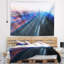 Tapisserie Schafer Train mouvements at Twilight-291570503