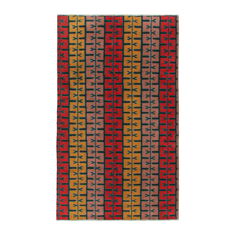 One-of-a-Kind 3'10" X 6'7" Hand Knotted Area Rug