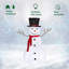 Bonhomme de neige illuminé
