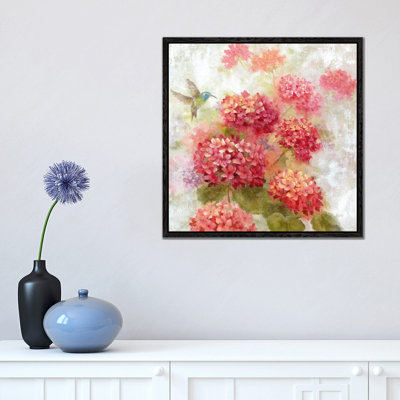 Hummingbird Garden I by Nan - Painting on Canvas