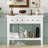 Entryway Table Console Table With Drawers And Open Shelf-1911586779