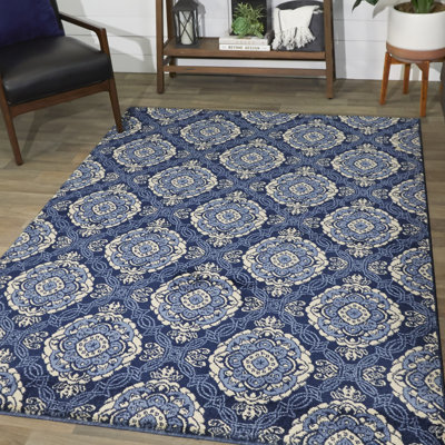 Cavall Damask Rug