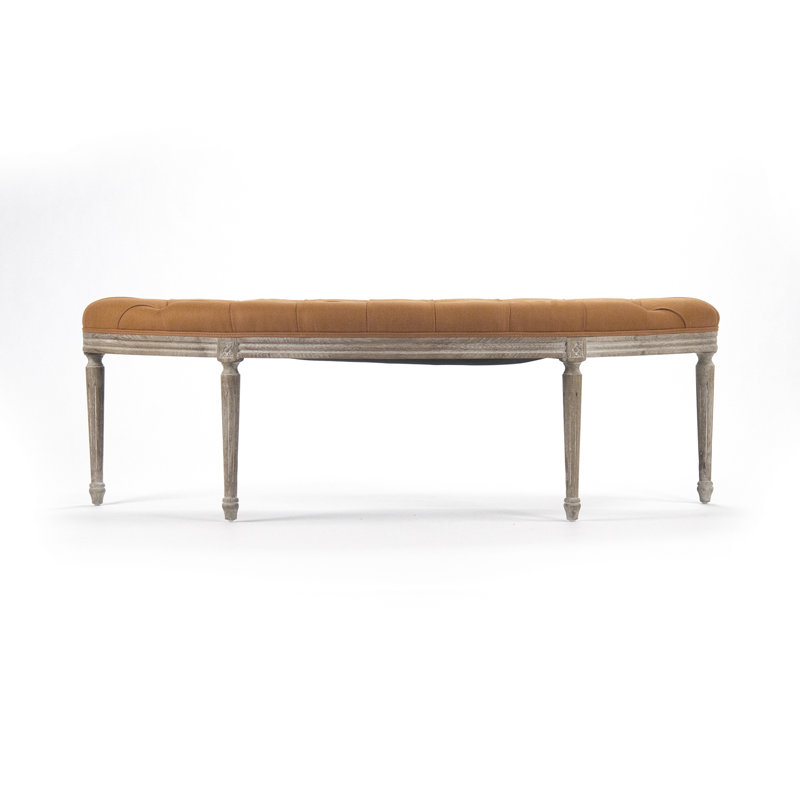 Bodil Upholstered Bench, Orange