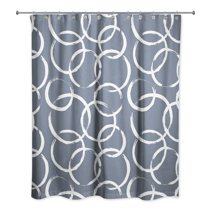 Rideau de douche Rixte, Bleu
