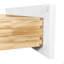 Armoire 24 po en bois massif blanc avec tiroir à fermeture en douceur et portes doubles. Tablette réglable, idéale pour la cuisine, la salle de bain et le garage (l 24 po x H 34,5 po x P 24 po)-1971049469-1971049471