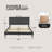 DeCoro Mornington Upholstered Platform Bed w/ Metal Frame-128093799-25804247