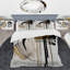 Ensemble de housse de couette en microfibre / polyester noir, blanc et doré Expression I-150175174