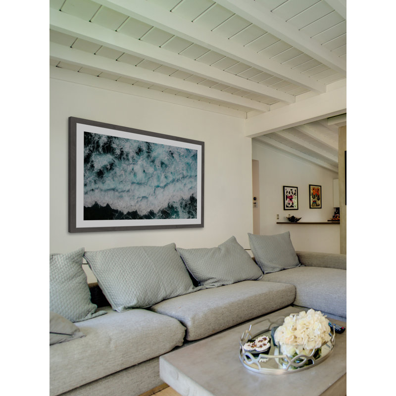 «White Expanse», reproduction de photo encadrée, H 24 po x l 36 po