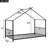 Modern Twin Size House Platform Bed-361766141