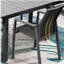 Ensemble de 4 chaises de patio en aluminium de 22,44 pouces de largeur, entièrement assemblées et empilables