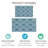 Devlen Geometric Non-Skid Kitchen Mat-1008856308