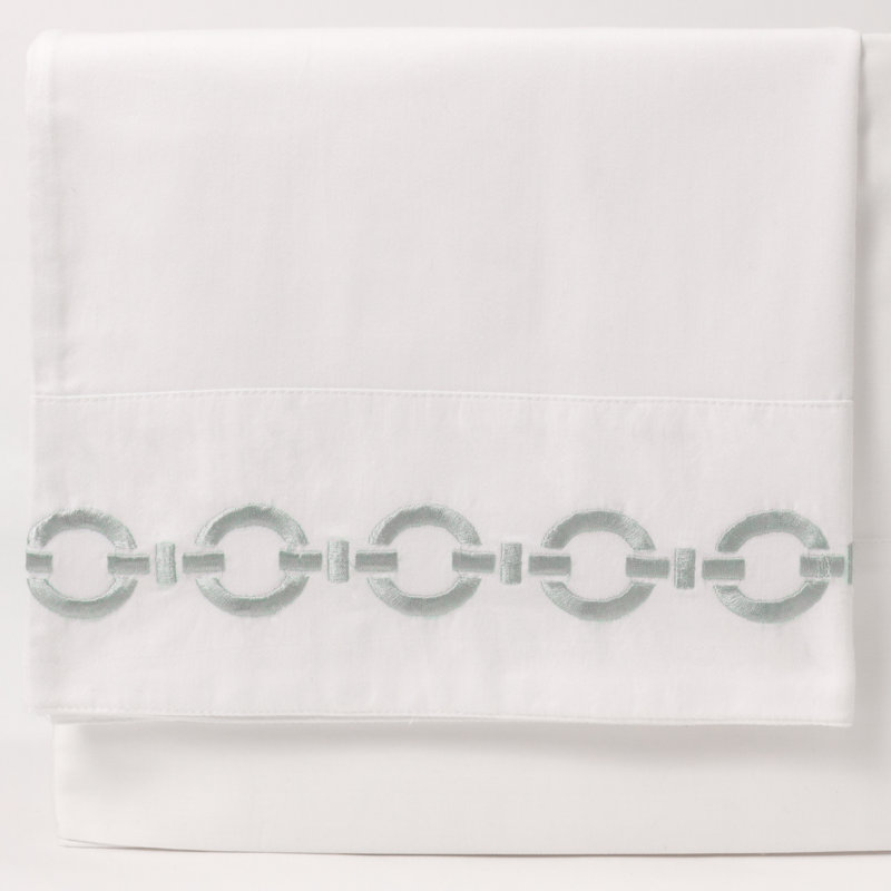 Giobella Sateen Pillow Case, Standard, Seaglass