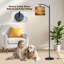 Lampe sur pied PeeNoke Arc Vivid Rainbow Serene Lake Sunset Wildflowers Tall