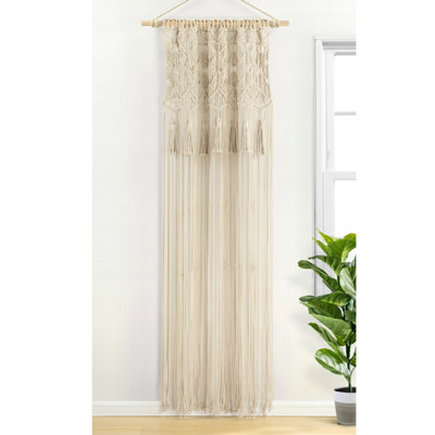 Cotton Sheer Curtain Single Panel