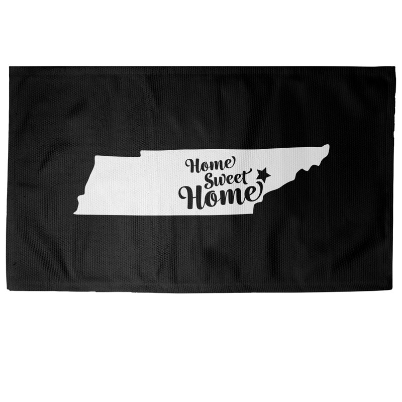 Tapis de zone noire knoxville home, Rectangle 3 pi x 5 pi