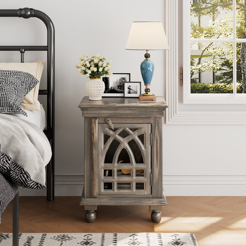 Solid Wood Nightstand