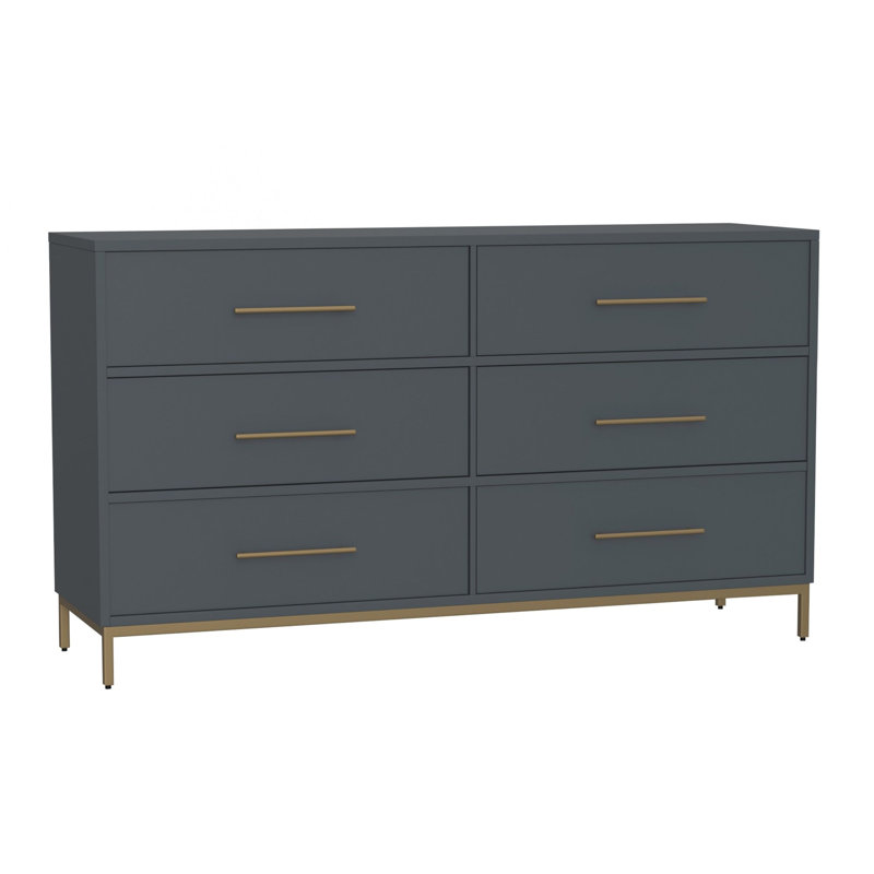 Commode double 6 tiroirs Gyatri