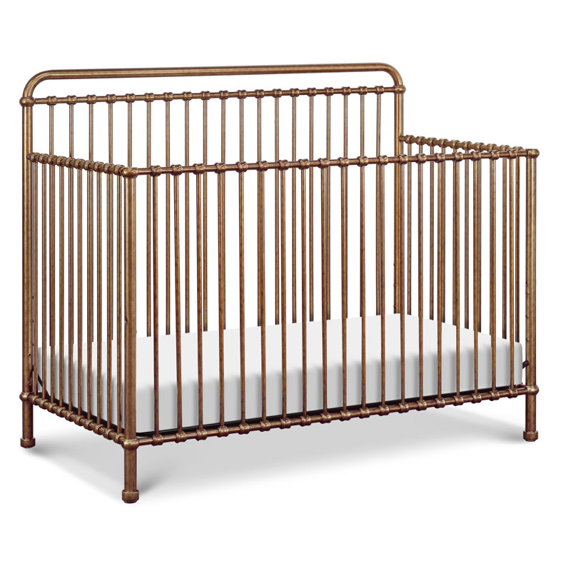 Winston 4 -in-1 Convertible Crib, Vintage Gold