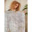 Luxurious Cotton Area Rug, 2.6 x 4.0 Feet | 100% Cotton, 1200 g/m² | Pile Height: 0.4 in, Sponge Height: 0.1 in, Felt Base: 0.2 in | Antibacterial, Non-Slip PVC Underside, Machine Washable | Elegant Cream & Camel Design-112936717