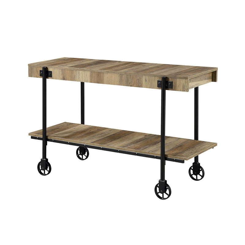 Table de canapé industrielle l 46,6 po