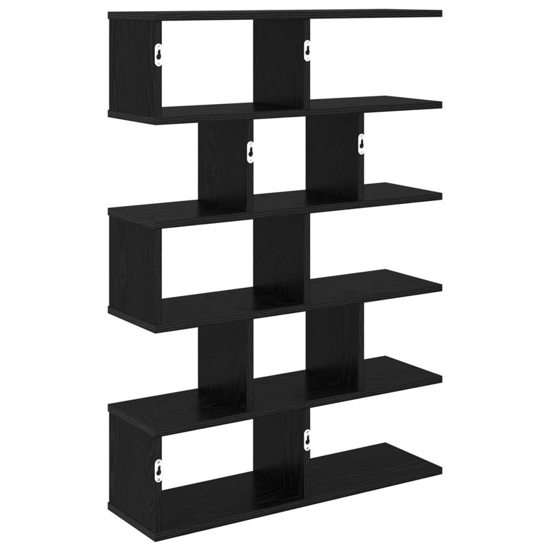  Wall Shelf with Shelf with Storage Engineered Wood Modern Wall-Mounted