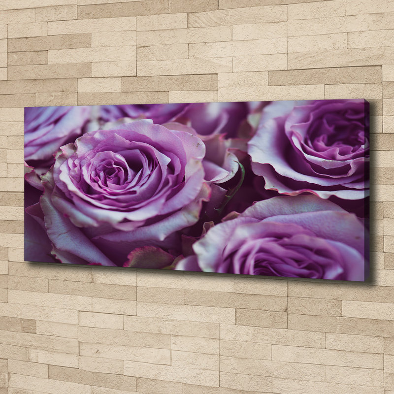 Fillet Roses - Wrapped Canvas Print
