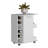 Selden Bar Cart with Casters, 6 Built-in Wine Racks, 2-side Open Shelves and Single-Door Cabinet-88040083