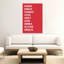 Santa'S Reindeer Names Classic Abstract Winter Wall Art Print 1 Piece Wrapped Canvas Wall Art-1569942135