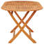 Louvenia Oval Pine Solid Wood Outdoor with Umbrella Hole Dining Table - 160 cm W 85 cm D
