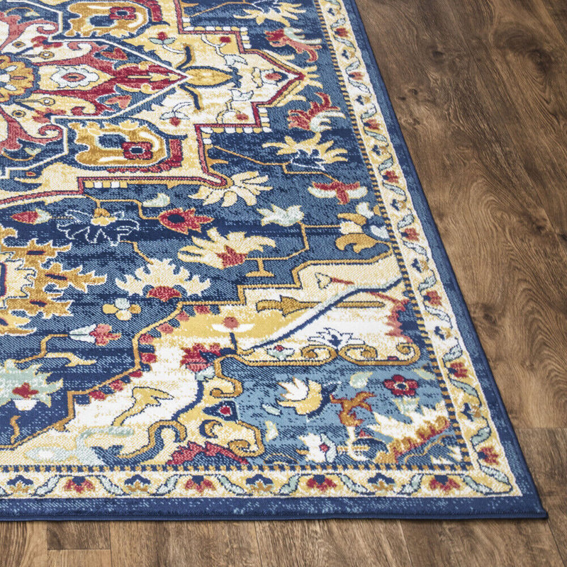 Ugashik Oriental Area Rug, Rectangle 60 x 110cm