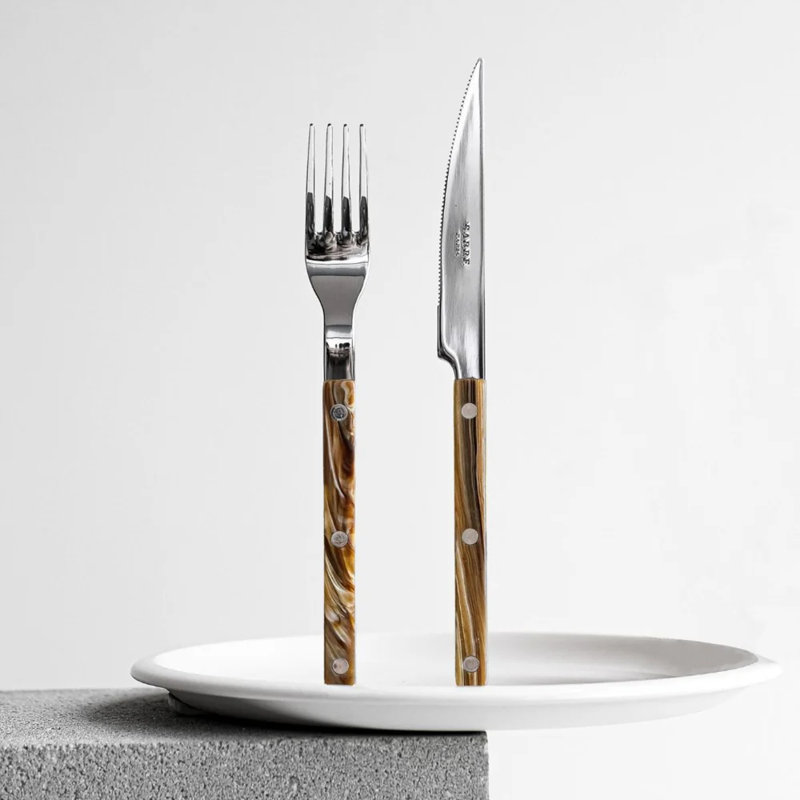 Bistrot Buffalo 5 - Piece Stainless Steel Flatware Set - Service for 1