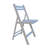 Furniture Slatted Wood Folding Special Event Chair - White, Set Of 4, FOLDING CHAIR, FOLDABLE STYLE