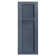Straight Top Cottage-style Open Louvre Shutters Pair