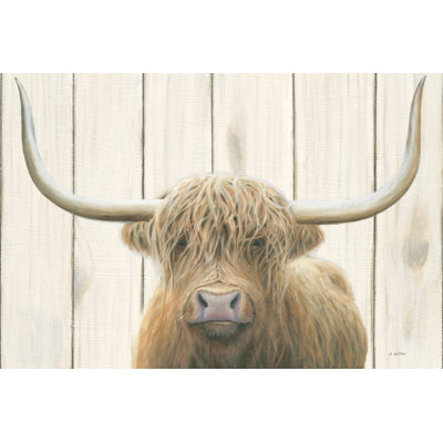 " Highland Cow Shiplap " by James Wiens