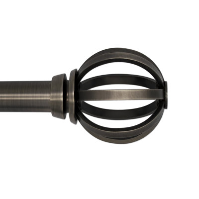 Reagyn Steel Adjustable Single Curtain Rod