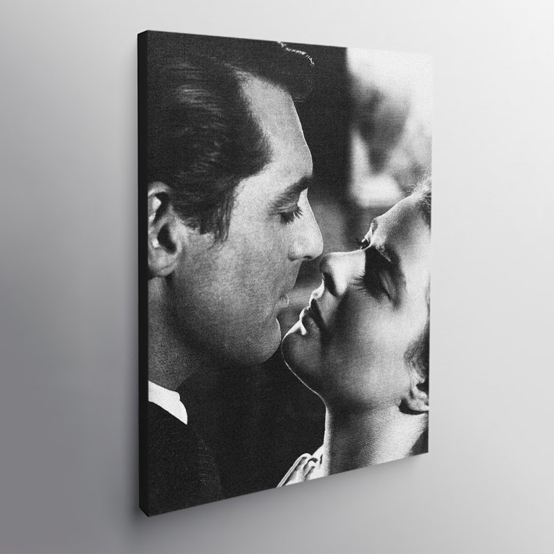 Cary Grant And Ingrid Bergman In Casablanca - Wrapped Canvas Print, 31cm H x 21cm W x 4cm D