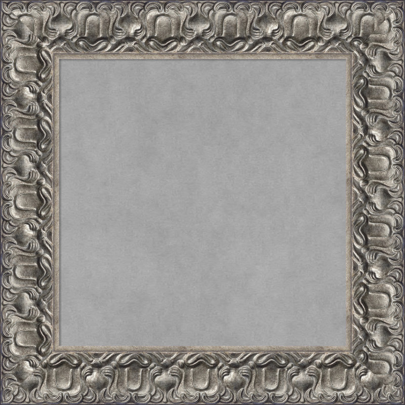 Tableau magnétique encadré argenté Luxor, 22" H x 22" W